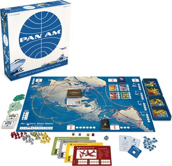 Funko Games Pan Am - Bordspel - Creëer je eigen luchtvaartsysteem - Engelstalig spel