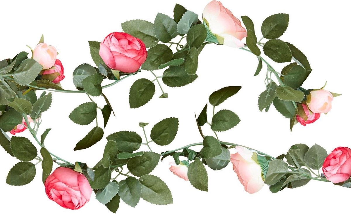 Ginger Ray Rustic Country - Bloemen slinger roze - 2 meter