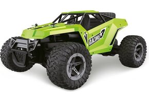 Wonky Cars - Mountain Buggy - Aluminium Body - RC - RC Auto - Bestuurbare Auto - Berg Buggy - Radiografische Auto - 2,4 GHz - Met Licht - Groen