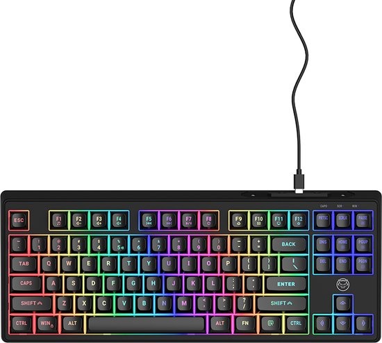 Qware - Gaming Toetsenbord - Jacksonville - Membraan - TKL