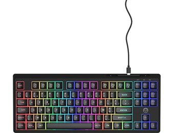 Qware - Gaming Toetsenbord - Jacksonville - Membraan - TKL - Azerty