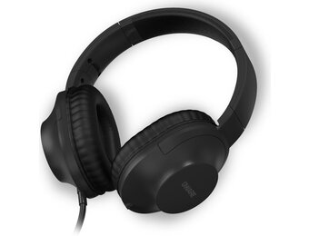 Qware Sound - Koptelefoon Kinderen – Koptelefoon Volwassenen - Koptelefoon Bedraad - Wired - Kabel - Headphone - Zwart