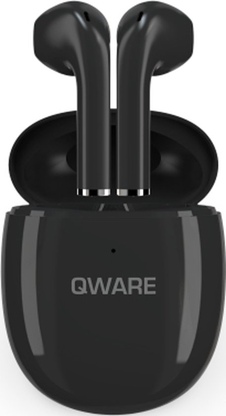 Qware Sound - Draadloze Oordopjes – Oordopjes Draadloos - Wireless Earbuds - In-Ear - Bluetooth Oortjes - Wireless EarPods - Zwart