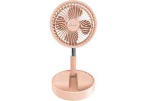 Qware - Portable Mini Desk Fan - Pink