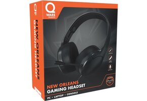 Qware Gaming - Headset - New Orleans - Geschikt voor Playstation 4 - Playstation 5 - PC - Multi platform - Black Edition