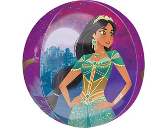 Disney Folieballon Aladdin Junior 38 X 40 Cm Paars