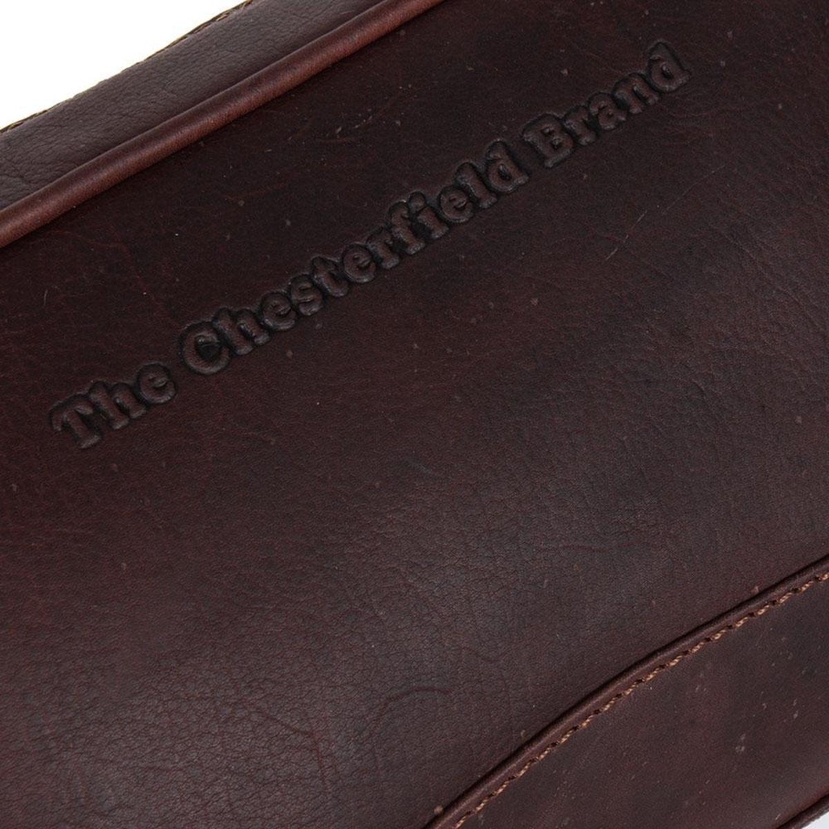 Chesterfield Stacey Leren Toilettas M - Bruin