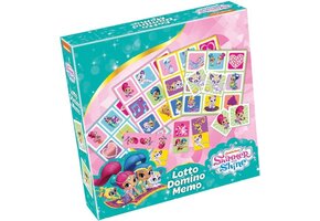 Tactic Shimmer & Shine 3-in-1 Spellenverzameling – Kaartspel – Lotto – Domino – Memo – Kinderspel vanaf 4 jaar