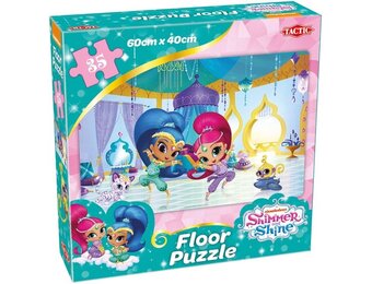 Tactic Shimmer & Shine Vloerpuzzel – Puzzel – Vanaf 3 jaar – 35 stukjes – 60x40 cm