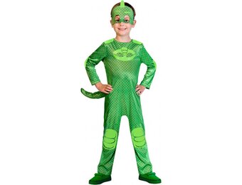 PJ Masks™ Gekko kostuum voor kinderen - Verkleedkleding 7-8 jaar
