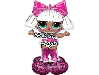Amscan - Airwalker L.O.L. Glam Diva 88 x 119 cm