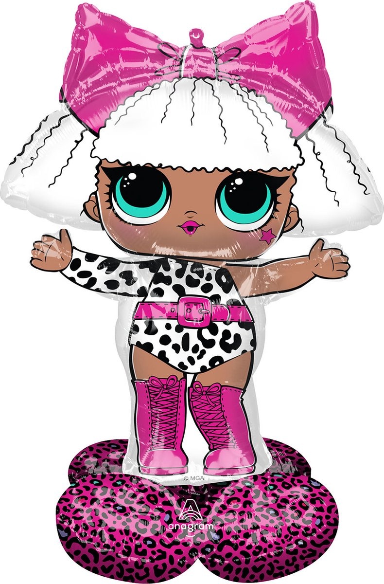 Amscan - Airwalker L.O.L. Glam Diva 88 x 119 cm