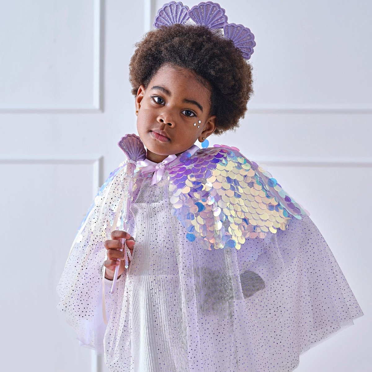 Ginger Ray Cape Zeemeermin 3-7 jaar