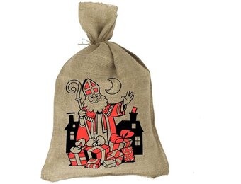 Sinterklaaszak Jute zak 80x50 cm