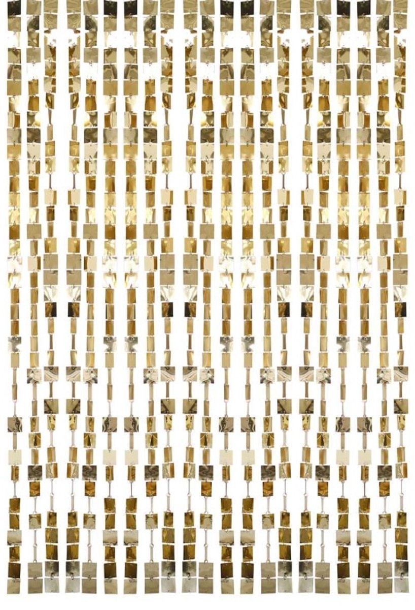 Ginger Ray Sequin Champagne Gold Hanging Backdrop - Glitter decoratie gordijn 2m