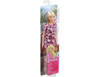 Barbie pop met klassieke outfit - Roze jurk
