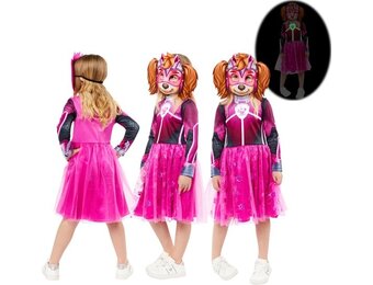 Skye Paw Patrol Movie (Glow in the Dark) Kind Kostuum 4-6 jaar