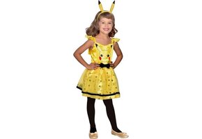 Amscan Verkleedjurk Meisjes Pokémon Pikachu Polyester Geel Maat 10-12