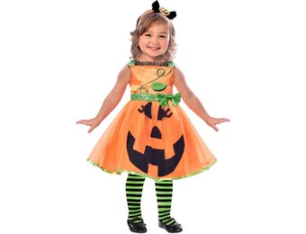 Amscan Kinderkostuum Cute Pumpkin Meisjes Polyester Maat 2-3 Jaar