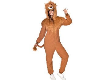 Leeuw Onesie Plush Volwassenen - Maat XL