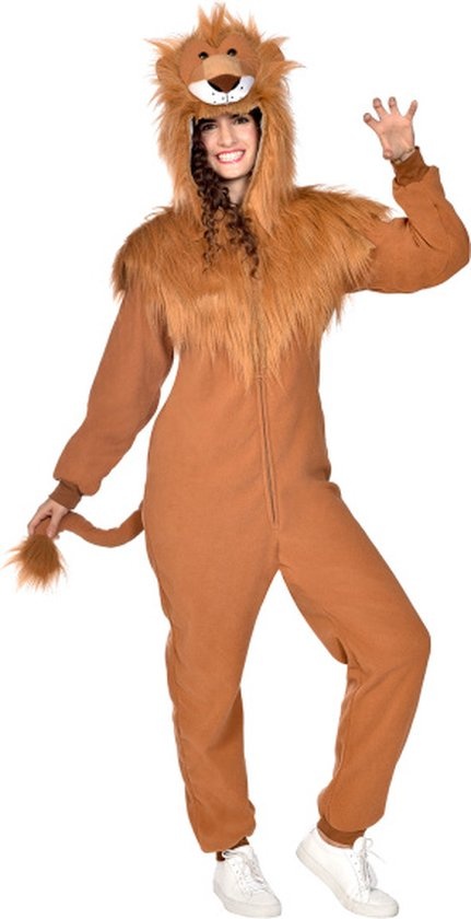 Leeuw Onesie Plush Volwassenen - Maat XL