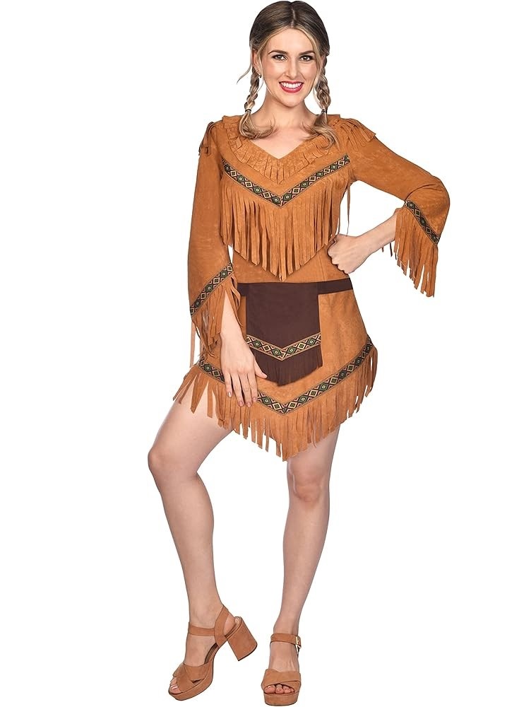 Amscan Native American Princess Dames kostuum maat M