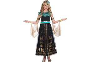 Glanzende Cleopatra outfit voor meisjes - 128 (6-8 jaar)