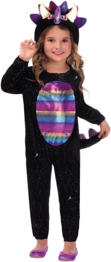 Amscan Verkleedpak Dinosaurus Meisjes Polyester Zwart