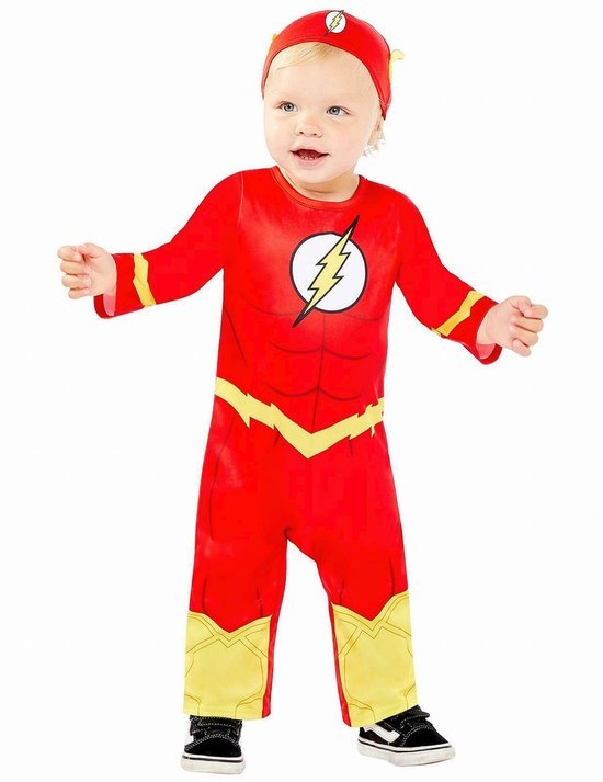 Flash baby kostuum - 74/86 (12-18 maanden)