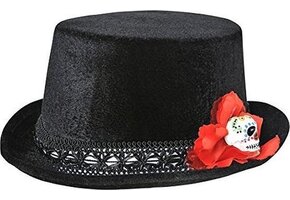 Dia de los Muertos hoge hoed voor heren - Hoed Day of the Dead