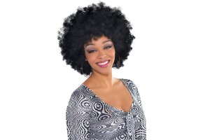 Amscan Pruik Afro Unisex Zwart