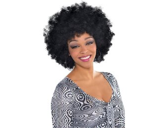 Amscan Pruik Afro Unisex Zwart