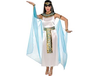 Amscan Kostuum Cleopatra Dames Polyester Wit Maat L