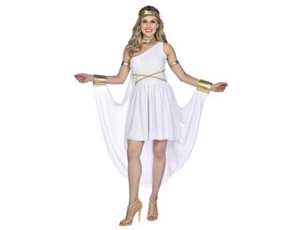 Amscan Dameskostuum Golden Goddess - Grieks godinnenkostuum - Romeinse godin kostuum maat XL