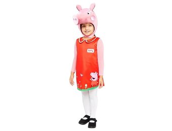 Amscan Kostuum Peppa Pig Carnaval Kostuum Roze/rood 4-6 Jaar