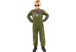 Amscan Carnaval kostuum Top Gun 10-12 jaar