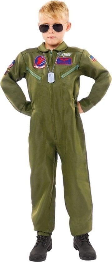 Amscan Carnaval kostuum Top Gun 10-12 jaar