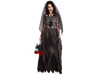 Black Corpse Bride - Bride of the Dead Lucia Jurk maat S