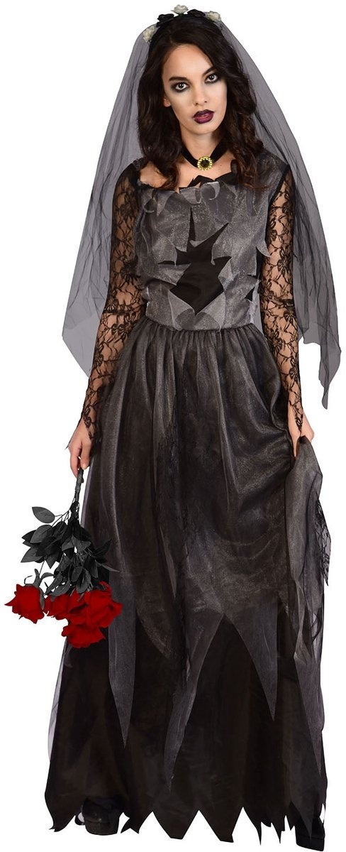 Black Corpse Bride - Bride of the Dead Lucia Jurk maat S