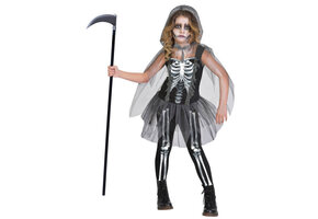 Amscan Skeleton reaper Meisjes kostuum maat 14-16 jaar