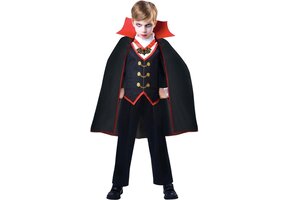 Amscan Kostuum Dracula Zwart/rood Jongens 6-8 Jaar