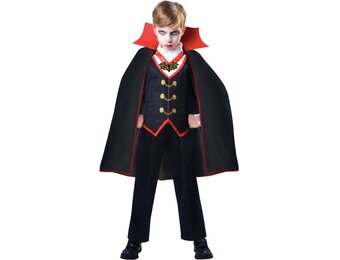 Amscan Kostuum Dracula Zwart/rood Jongens 6-8 Jaar