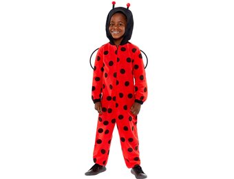 Amscan Lieveheersbeestje jumpsuit kostuum voor kinderen maat 6-8 jaar