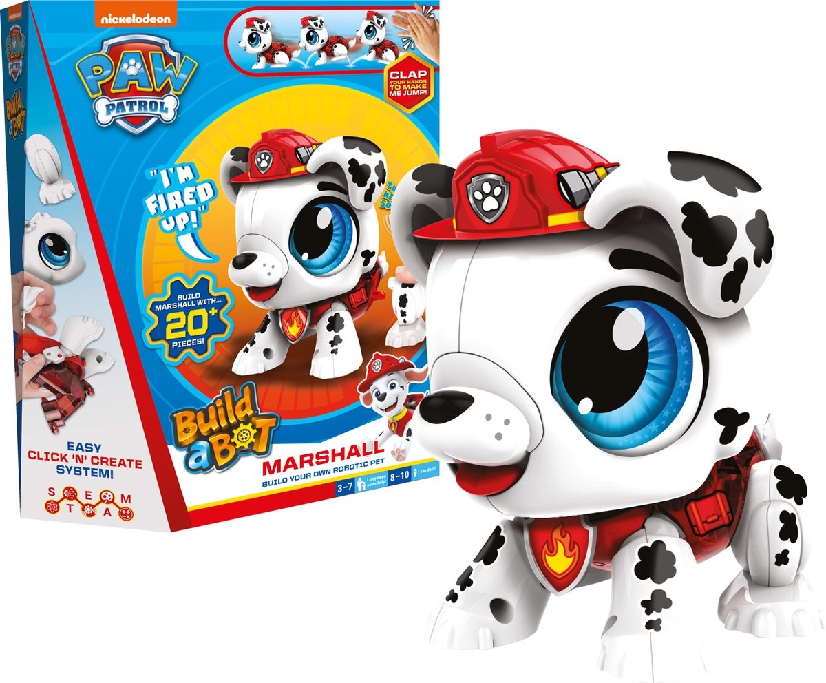Build a Bot Paw Patrol Marshall - Speelgoedrobot - Robot bouwpakket
