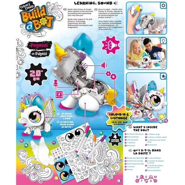 Build A Bot Colorific Robot Pegasus FR-EN