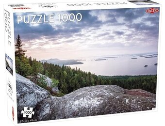 Tactic Koli Finland – Puzzel – 1000 stukjes – Iconisch Nationaal Landschap – Strak en Rustgevend Ontwerp – Hoogwaardige Scandinavische Kwaliteit