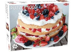 Tactic Midsommar Cake – Puzzel – 1000 stukjes – Scandinavische Zomertraditie – Strak en Rustgevend Ontwerp – Hoogwaardige Scandinavische Kwaliteit