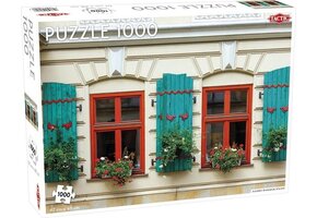 Tactic Building in Krakow Poland – Puzzel – 1000 stukjes – Historische Architectuur in Retro Sfeer – Strak en Rustgevend Ontwerp – Hoogwaardige Scandinavische Kwaliteit