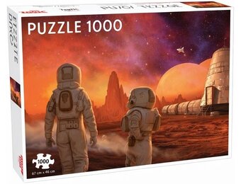 Tactic Futuroscope Mission to Mars – Puzzel – 1000 stukjes – Futuristische Ruimtebeleving – Strak en Rustgevend Ontwerp – Hoogwaardige Scandinavische Kwaliteit