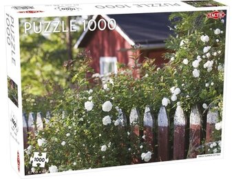 Tactic Summer Cottage in Finland – Puzzel – 1000 stukjes – Scandinavische Zomeridylle – Strak en Rustgevend Ontwerp – Hoogwaardige Scandinavische Kwaliteit